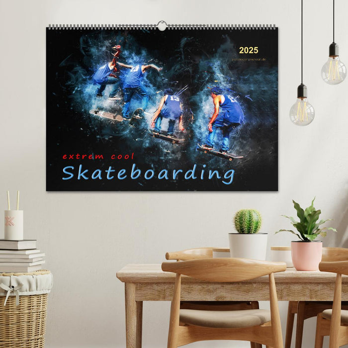 Skateboarding - extrem cool (CALVENDO Wandkalender 2025)