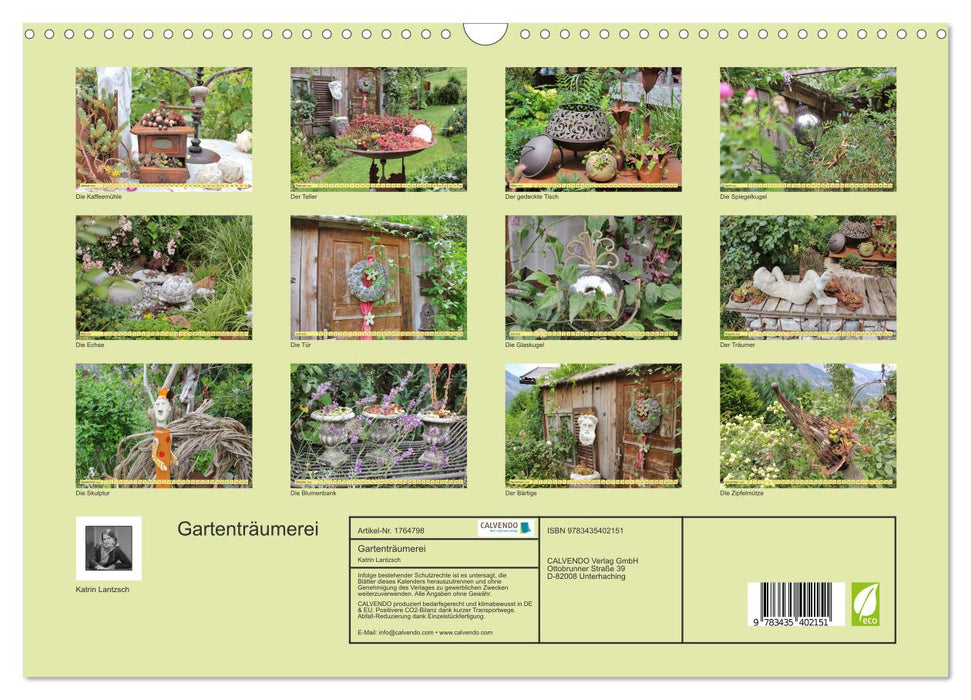 Gartenträumerei (CALVENDO Wandkalender 2025)