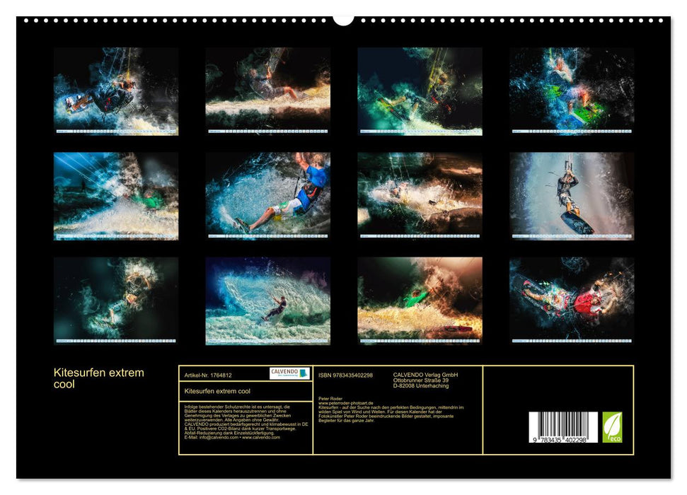 Kitesurfen extrem cool (CALVENDO Premium Wandkalender 2025)