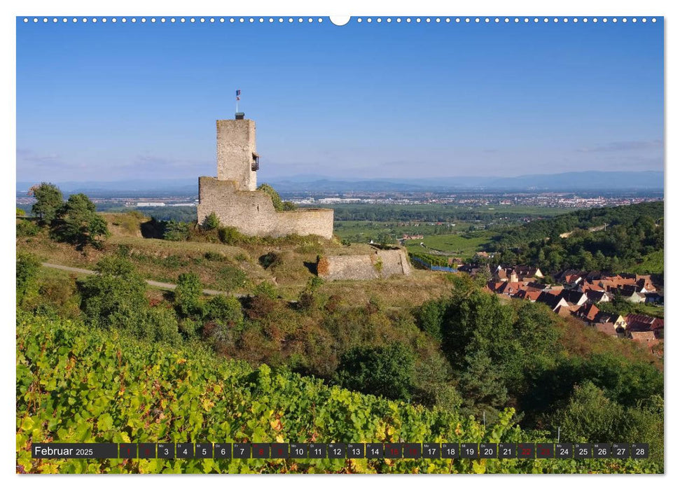 Elsass - Zwischen Rhein und Vogesen (CALVENDO Premium Wandkalender 2025)