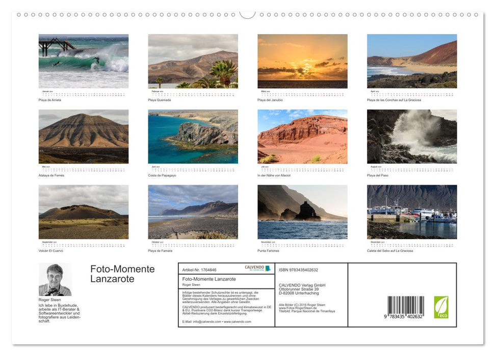 Foto-Momente Lanzarote (CALVENDO Premium Wandkalender 2025)