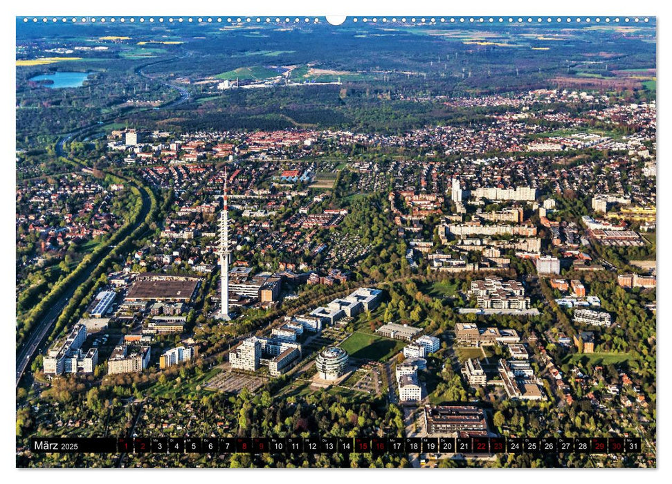 Hannover - Luftige Einblicke (CALVENDO Premium Wandkalender 2025)