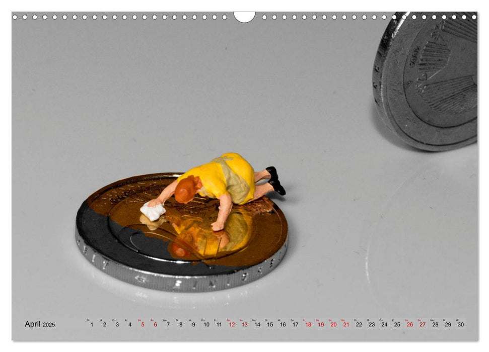 Miniaturwelten - Kleine Leute bei der Arbeit (CALVENDO Wandkalender 2025)