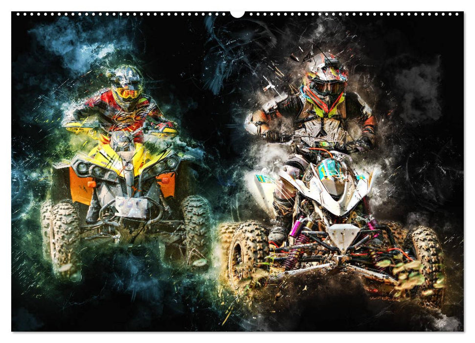 Quad grenzenlos (CALVENDO Premium Wandkalender 2025)