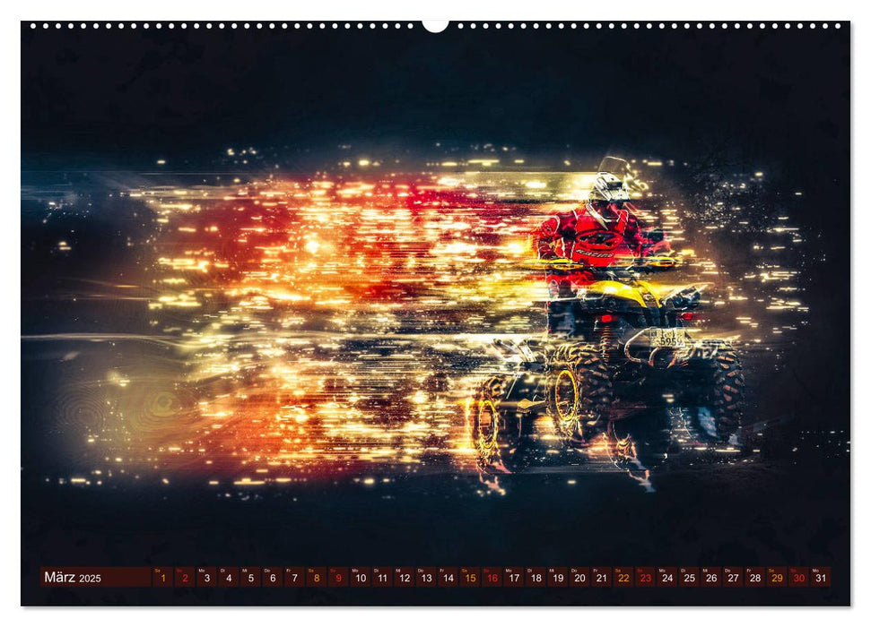 Quad grenzenlos (CALVENDO Premium Wandkalender 2025)