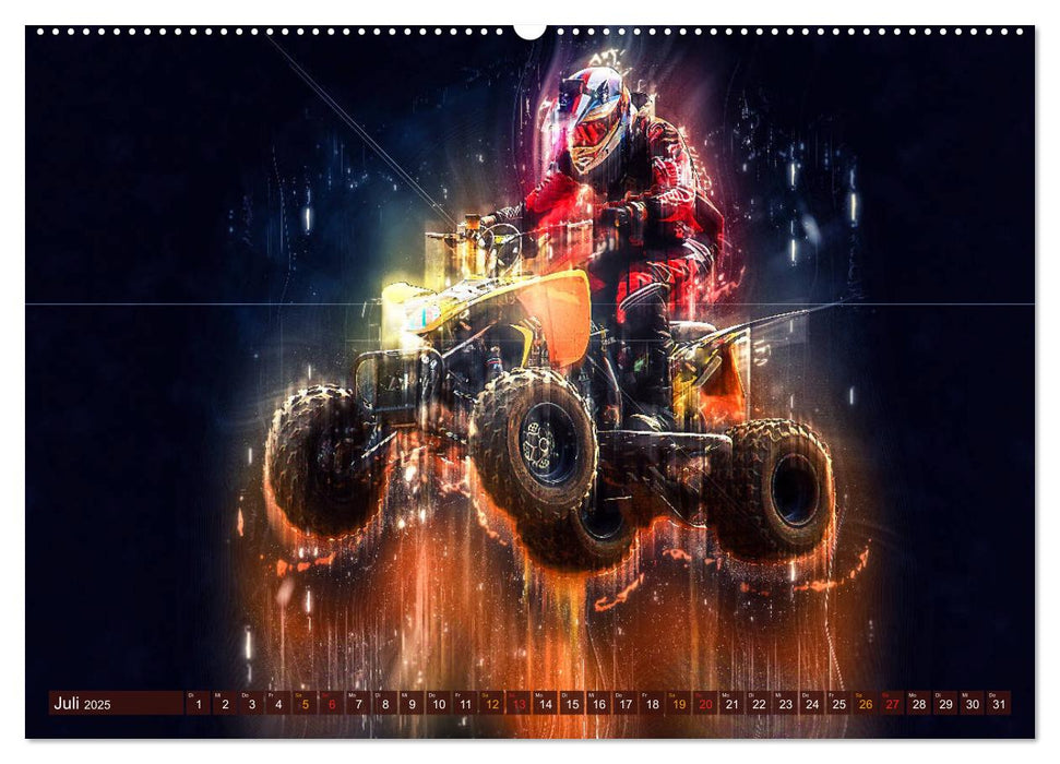 Quad grenzenlos (CALVENDO Premium Wandkalender 2025)