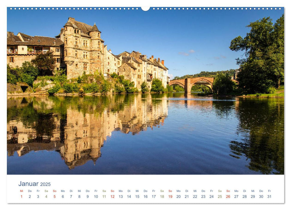 Malerisches Frankreich (CALVENDO Premium Wandkalender 2025)