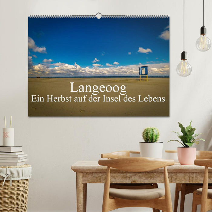 Langeoog – Ein Herbst auf der Insel des Lebens (CALVENDO Wandkalender 2025)