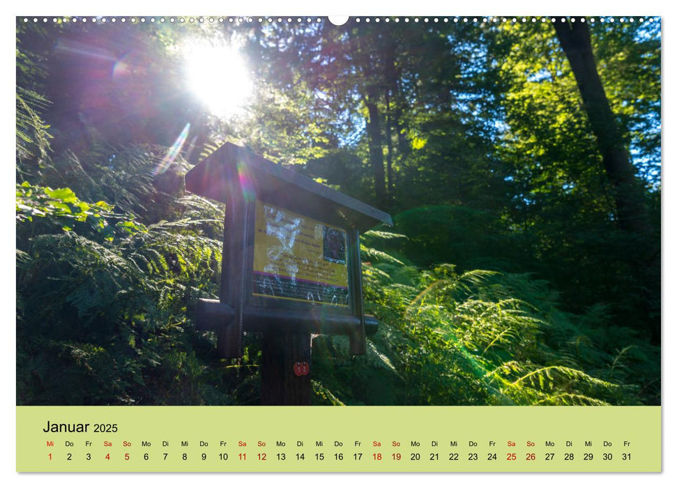 Pilgern im Waldecker Upland (CALVENDO Premium Wandkalender 2025)