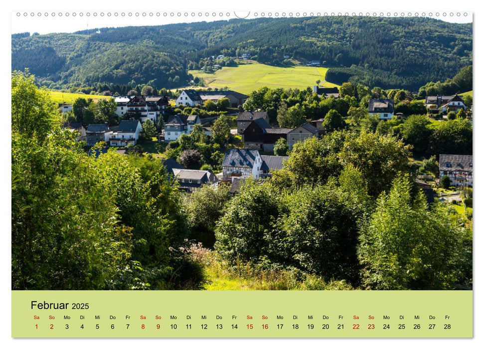 Pilgern im Waldecker Upland (CALVENDO Premium Wandkalender 2025)