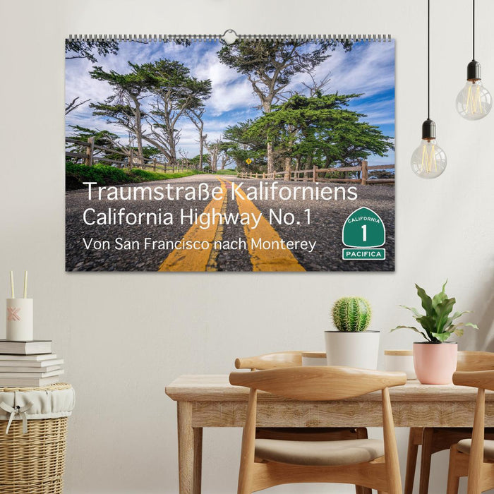 Traumstraße Kaliforniens - California Highway No.1 (CALVENDO Wandkalender 2025)