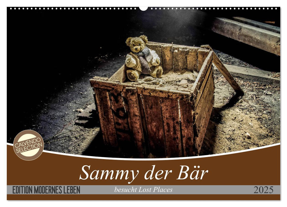 Sammy der Bär besucht Lost Places (CALVENDO Wandkalender 2025)