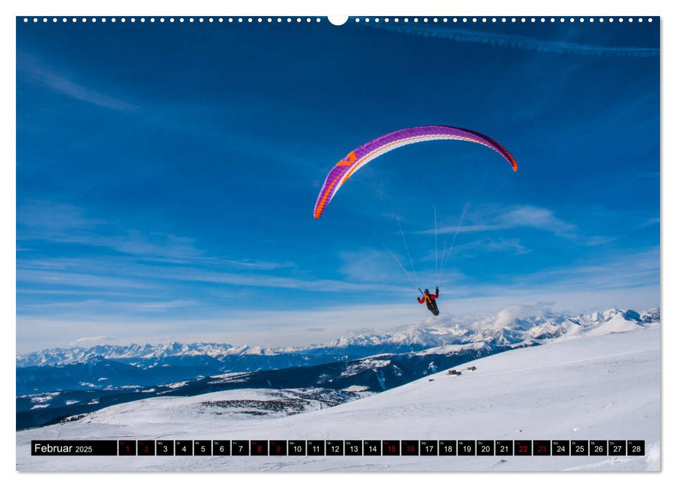 Paragliding - unvergessliche Momente erleben (CALVENDO Premium Wandkalender 2025)