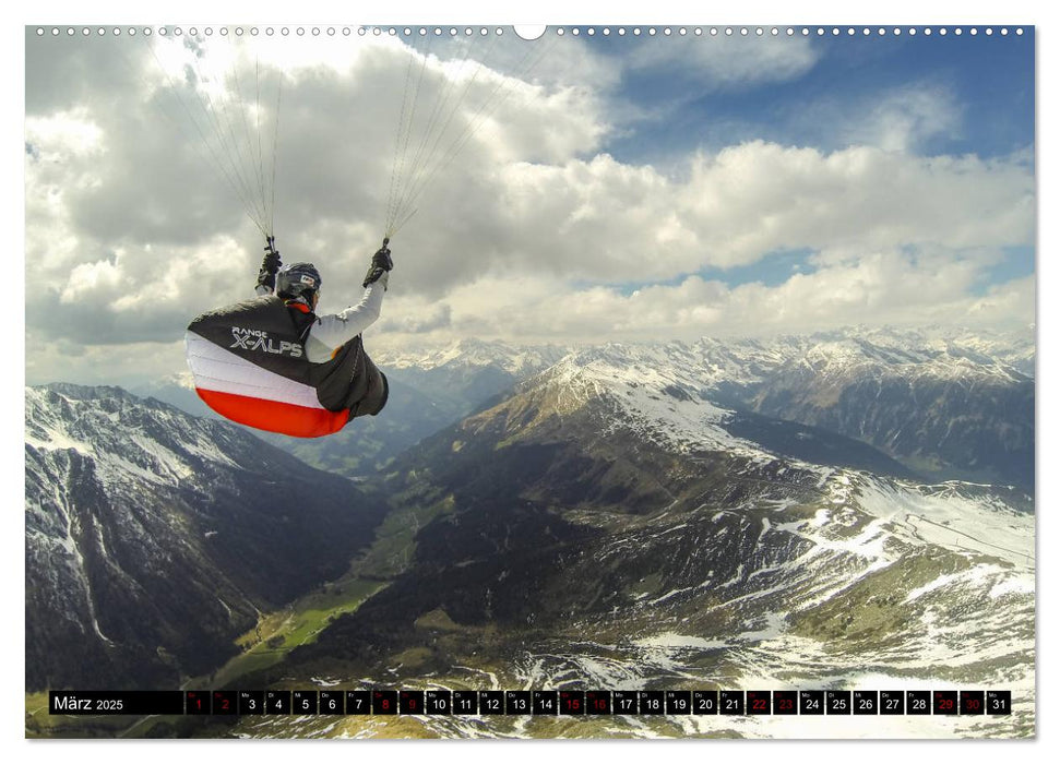 Paragliding - unvergessliche Momente erleben (CALVENDO Premium Wandkalender 2025)