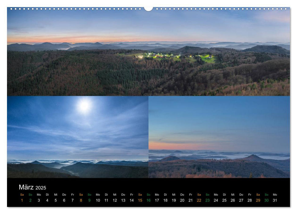 Atemberaubende und Emotionale Landschaften in der Pfalz (CALVENDO Wandkalender 2025)