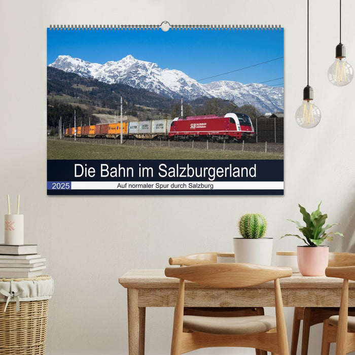 Die Bahn im Salzburgerland (CALVENDO Wandkalender 2025)