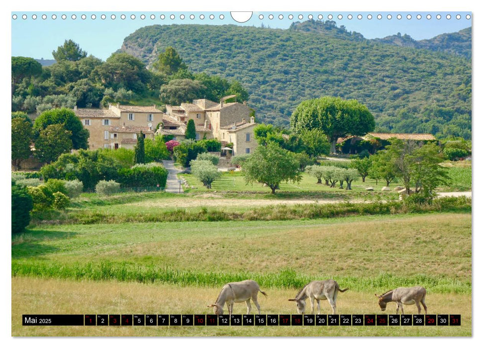 Luberon. Im Herzen der Provence (CALVENDO Wandkalender 2025)