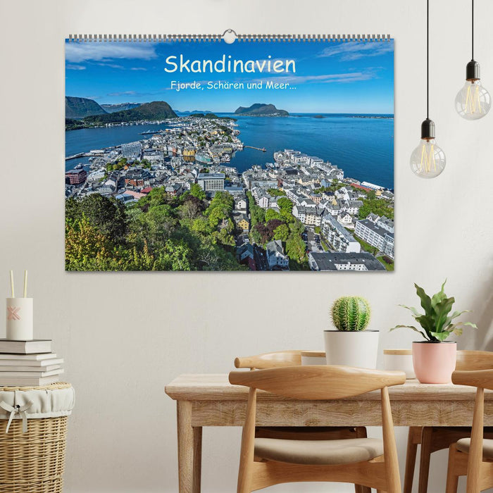 Skandinavien - Fjorde, Schären und Meer... (CALVENDO Wandkalender 2025)