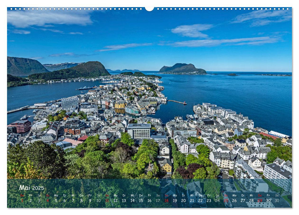 Skandinavien - Fjorde, Schären und Meer... (CALVENDO Wandkalender 2025)