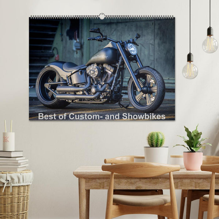 Best of Custom- and Showbikes Kalender (CALVENDO Wandkalender 2025)