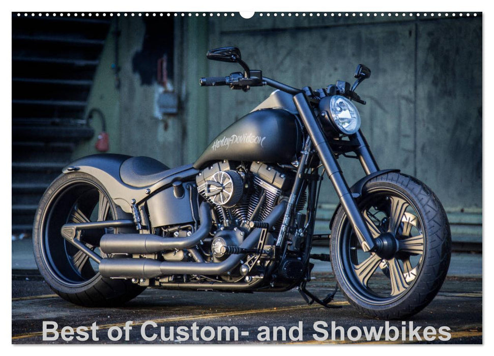 Best of Custom- and Showbikes Kalender (CALVENDO Wandkalender 2025)