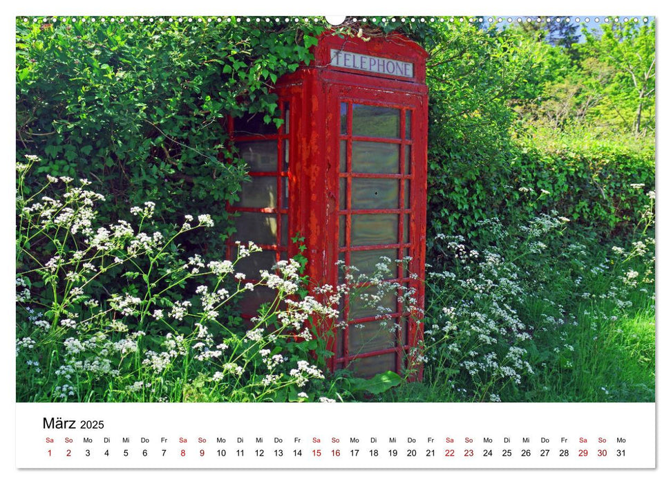 Cornwall und Wales (CALVENDO Premium Wandkalender 2025)