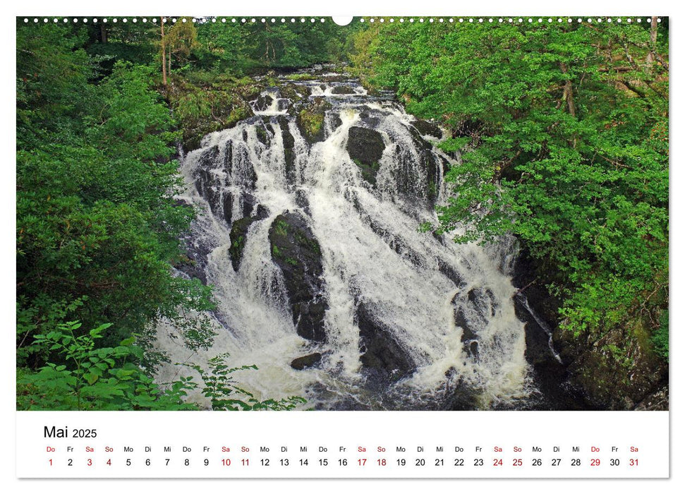 Cornwall und Wales (CALVENDO Premium Wandkalender 2025)