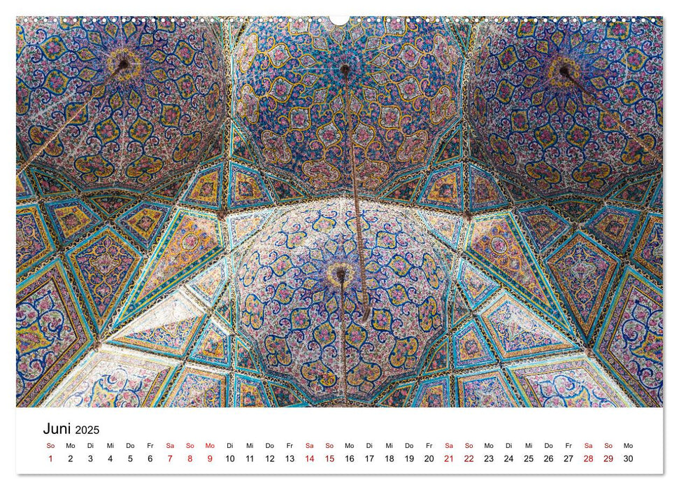 Ornamente in der persischen Architektur (CALVENDO Premium Wandkalender 2025)