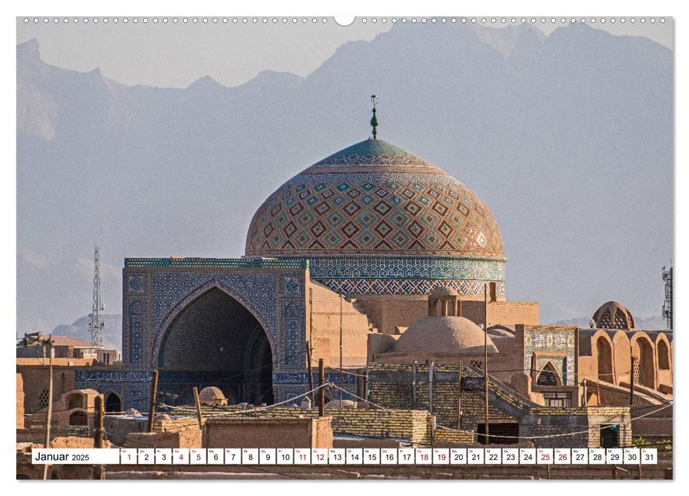 Städte des Irans - Yazd (CALVENDO Premium Wandkalender 2025)