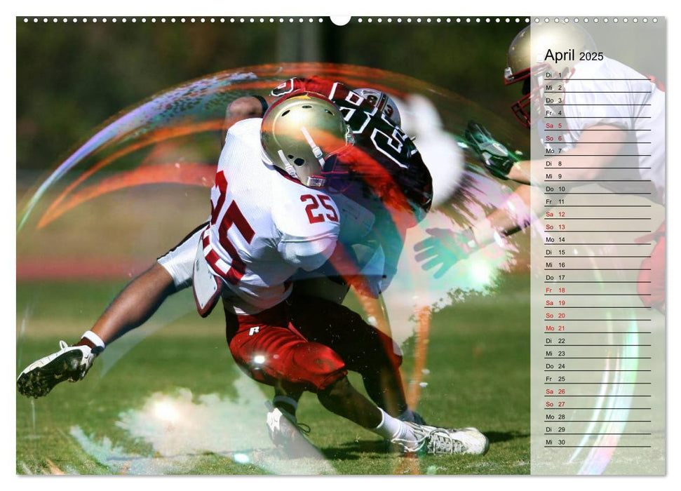 HEROES - American Football (CALVENDO Premium Wandkalender 2025)