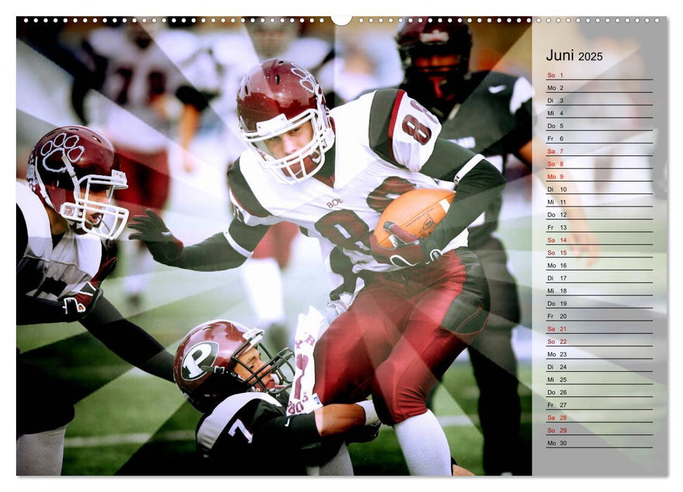 HEROES - American Football (CALVENDO Premium Wandkalender 2025)