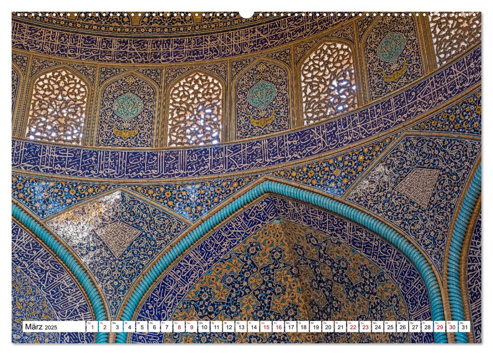 Städte des Irans - Isfahan (CALVENDO Premium Wandkalender 2025)