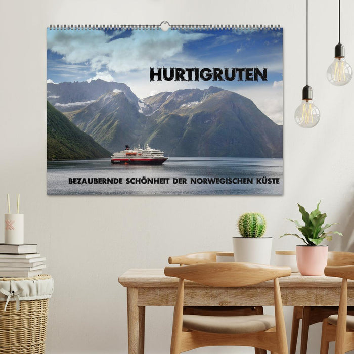 Hurtigruten - Bezaubernde Schönheit der norwegischen Küste (CALVENDO Wandkalender 2025)