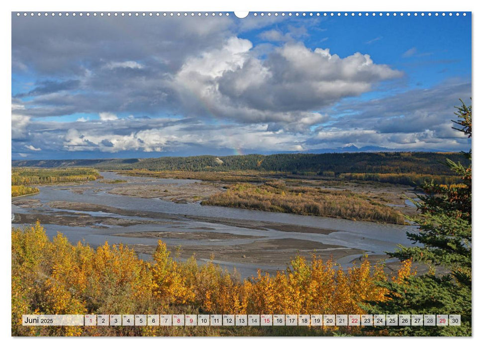 Alaska - der kurze Herbst (CALVENDO Premium Wandkalender 2025)