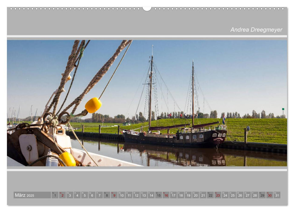 Greetsiel-Panorama (CALVENDO Premium Wandkalender 2025)