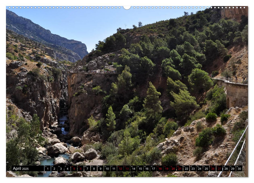 El Caminito del Rey (CALVENDO Wandkalender 2025)