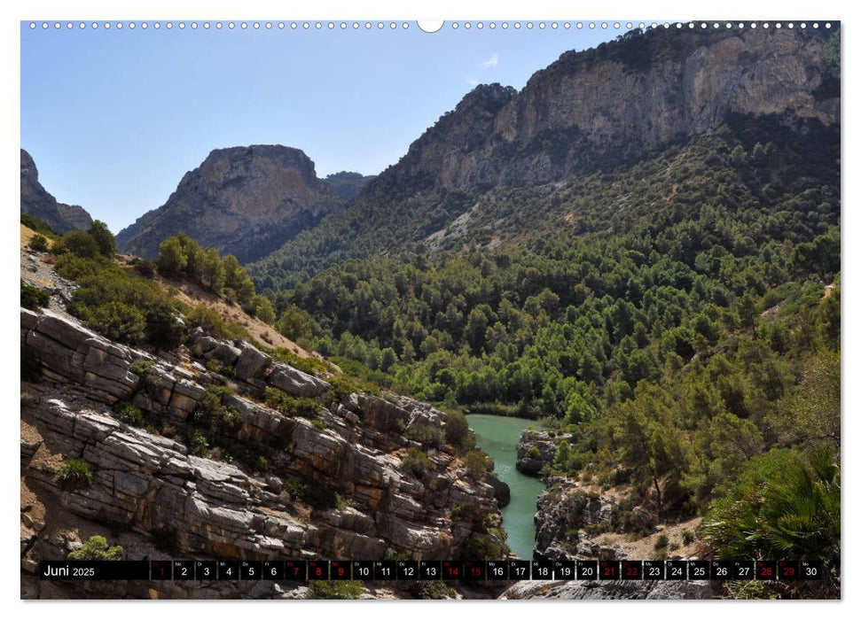 El Caminito del Rey (CALVENDO Wandkalender 2025)