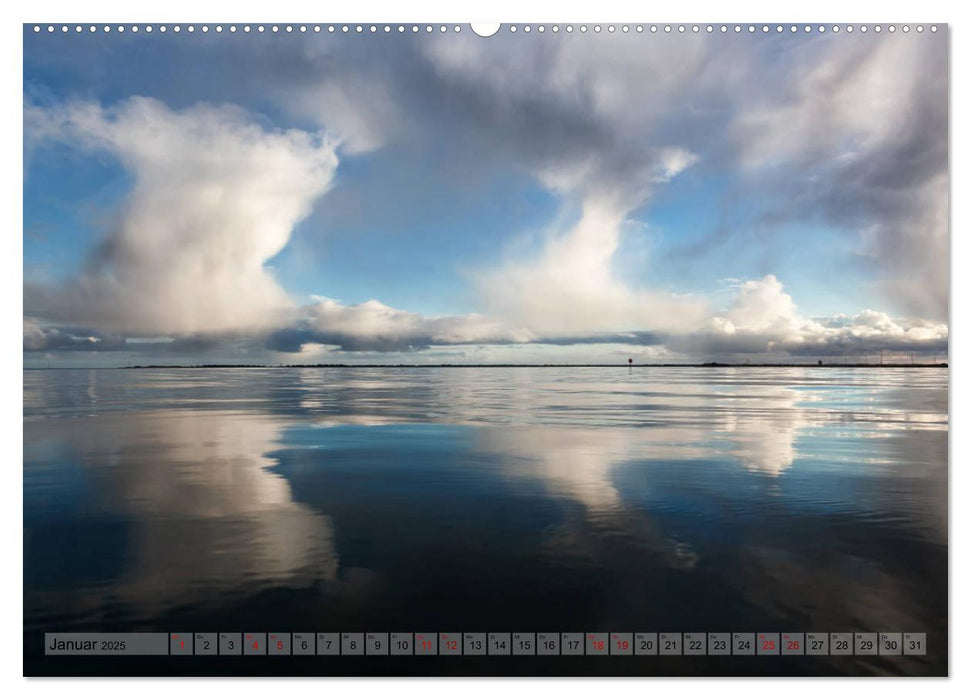 Nordseewolken (CALVENDO Premium Wandkalender 2025)