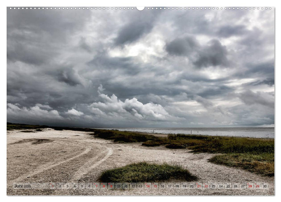 Nordseewolken (CALVENDO Premium Wandkalender 2025)