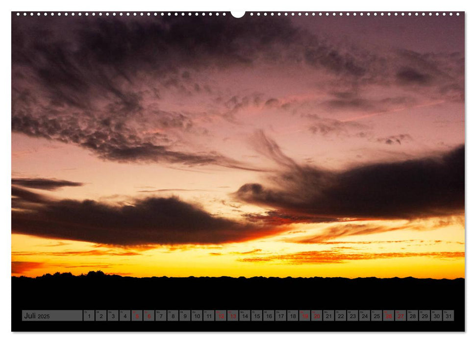 Nordseewolken (CALVENDO Premium Wandkalender 2025)