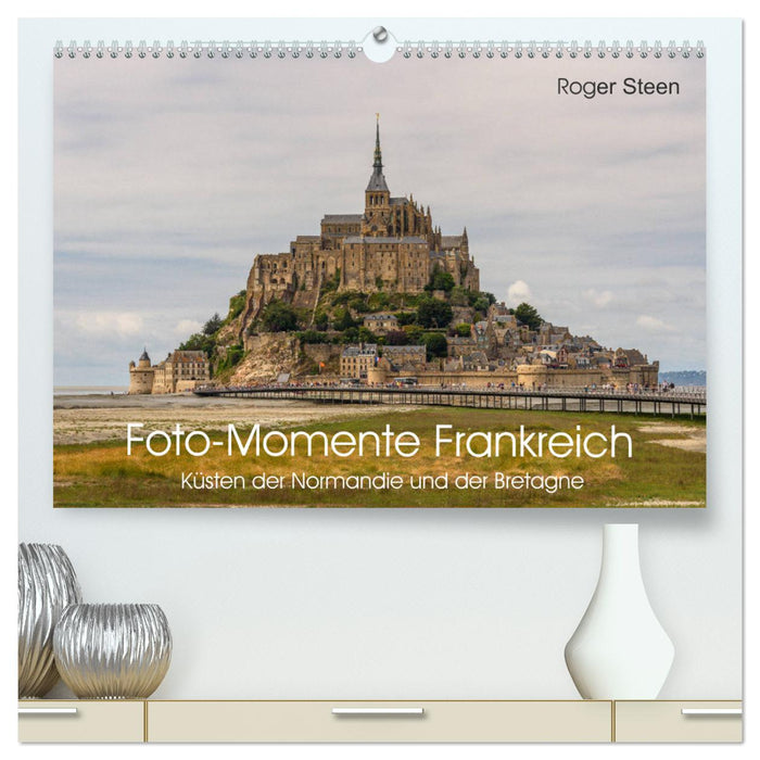 Küsten der Normandie und der Bretagne (CALVENDO Premium Wandkalender 2025)