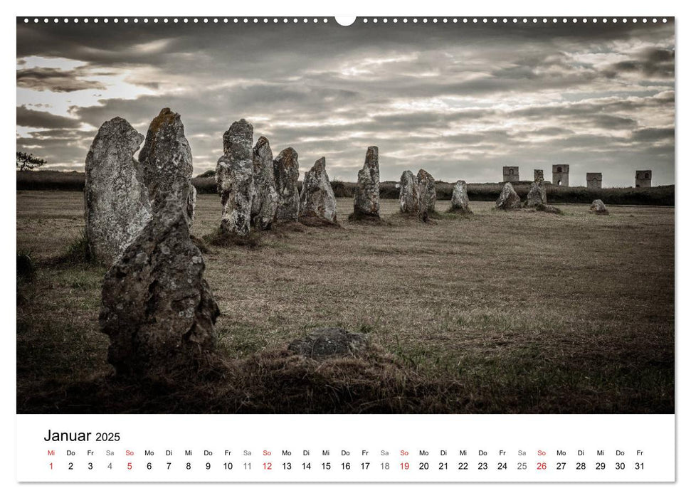 Foto-Momente Frankreich - Dolmen und Menhire (CALVENDO Premium Wandkalender 2025)