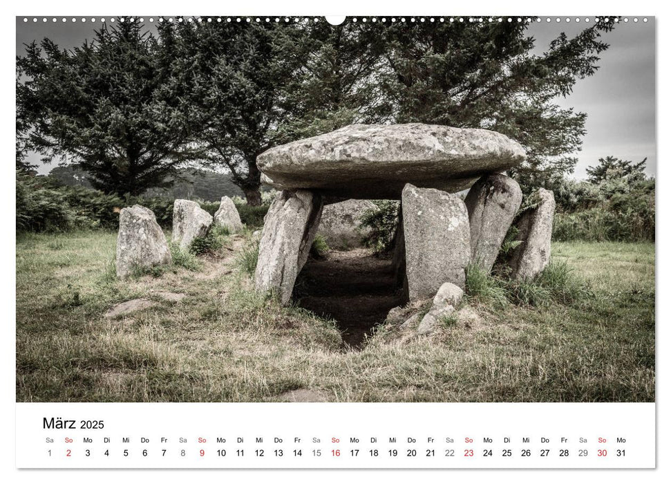 Foto-Momente Frankreich - Dolmen und Menhire (CALVENDO Premium Wandkalender 2025)