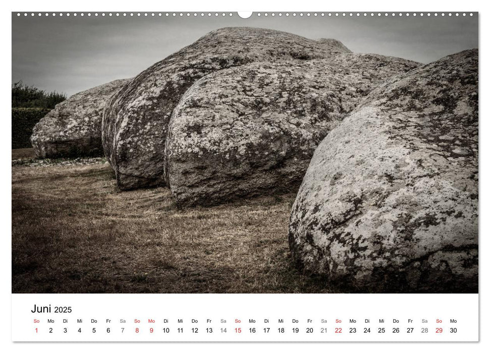 Foto-Momente Frankreich - Dolmen und Menhire (CALVENDO Premium Wandkalender 2025)