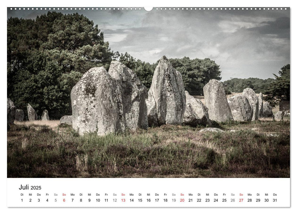 Foto-Momente Frankreich - Dolmen und Menhire (CALVENDO Premium Wandkalender 2025)