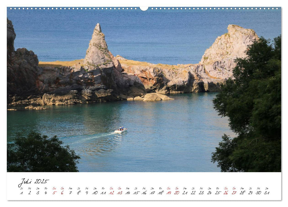 Reizvolles Südengland Devon und Cornwall (CALVENDO Premium Wandkalender 2025)