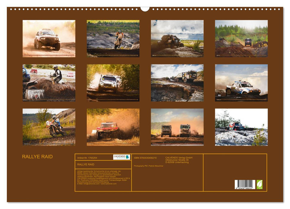 RALLYE RAID (CALVENDO Wandkalender 2025)