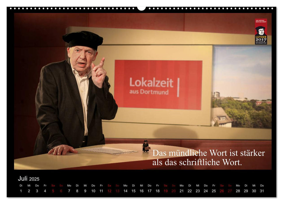 Schönheit im Alter - Worte von Martin Luther in Bildern (CALVENDO Premium Wandkalender 2025)