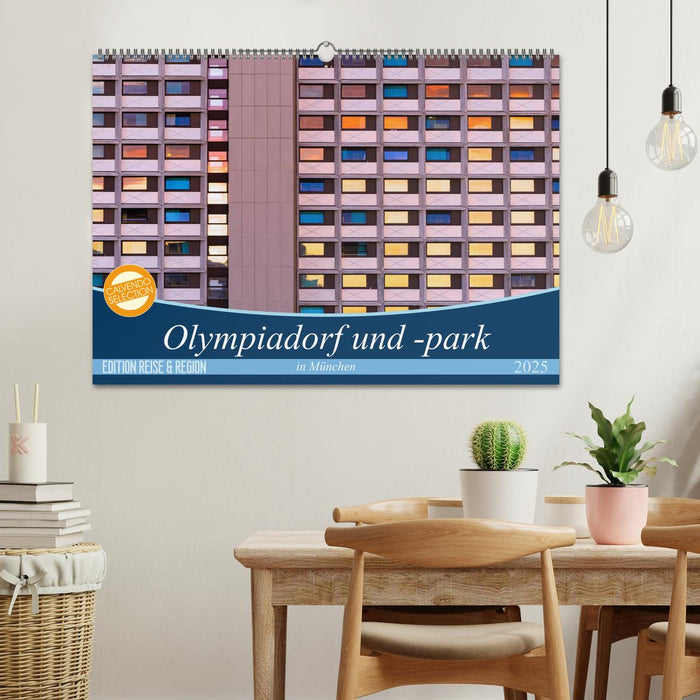Olympiadorf und -park in München (CALVENDO Wandkalender 2025)