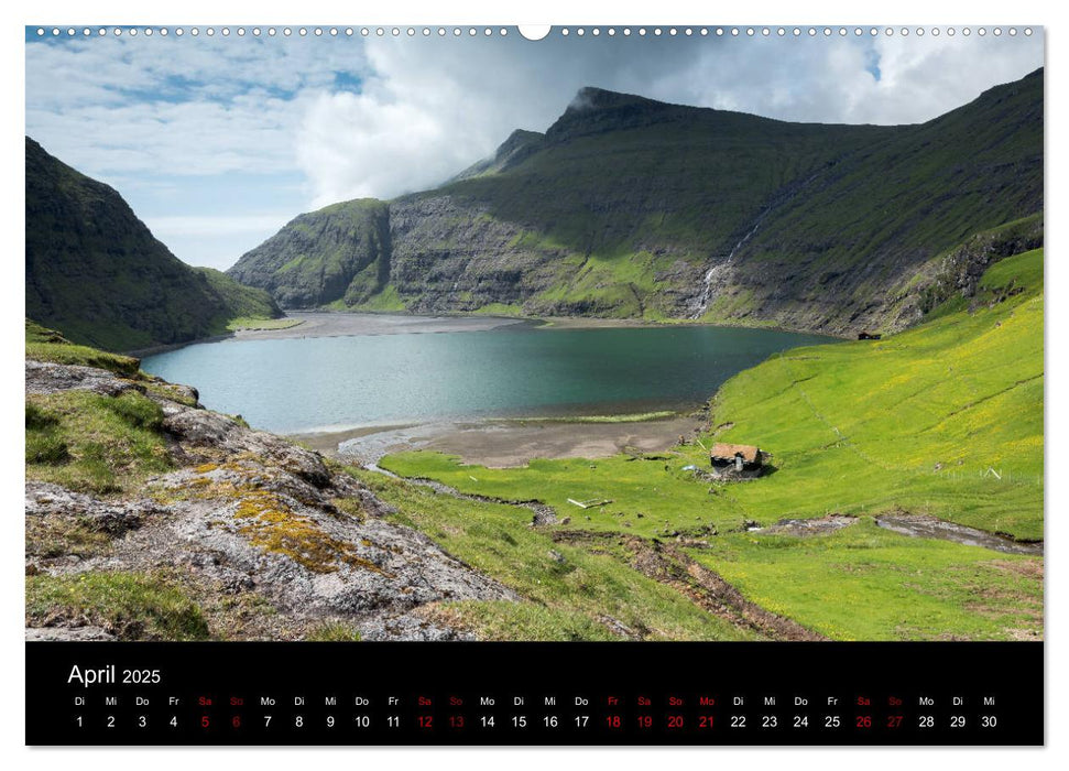 Färöer - Naturwunder im Nordatlantik (CALVENDO Premium Wandkalender 2025)